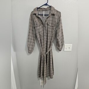 Womens Button Down Dress XL